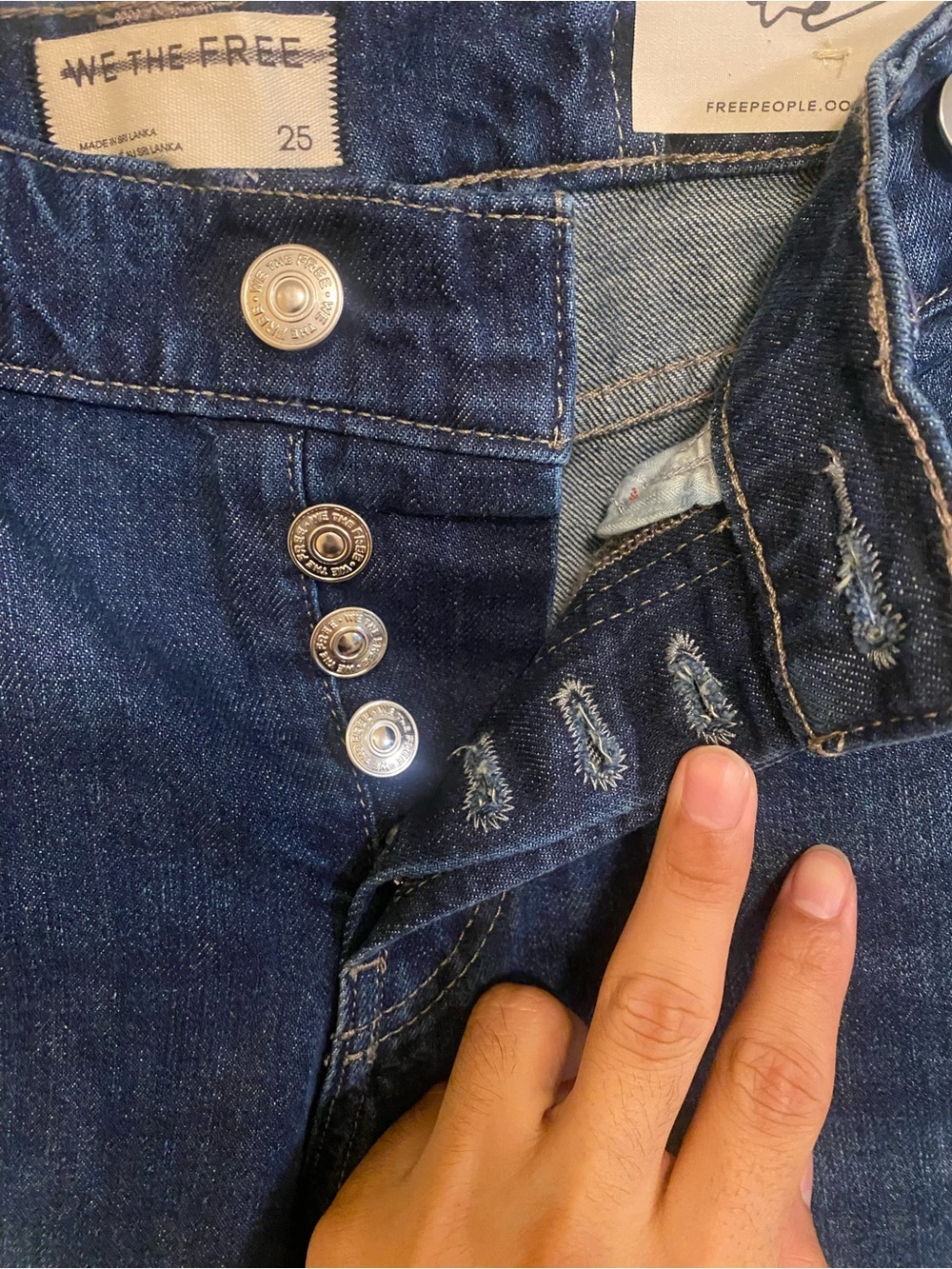 We The Free by Free People Slade Slim Selvedge Jean - Picture 8 of 16